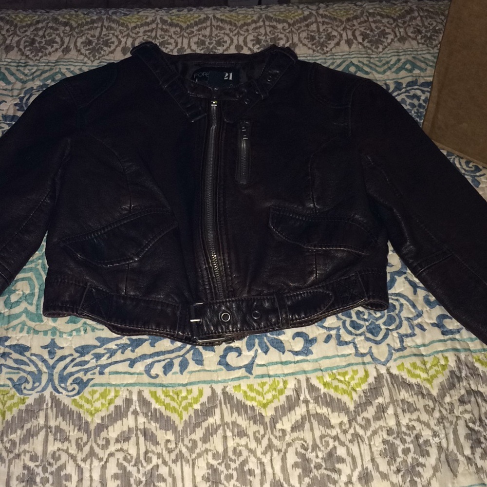 Leather jacket